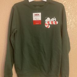 Peanuts Adult XSmall Crew Neck Sweatshirt New