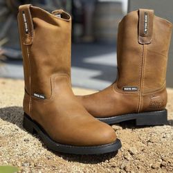 Botas De Trabajo De Piel
