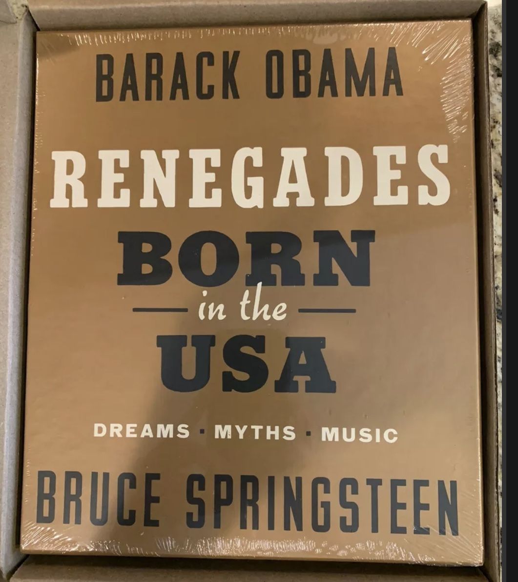 Renegades: Born in the USA(Deluxe Signed Edition) Obama and Springsteen Signed