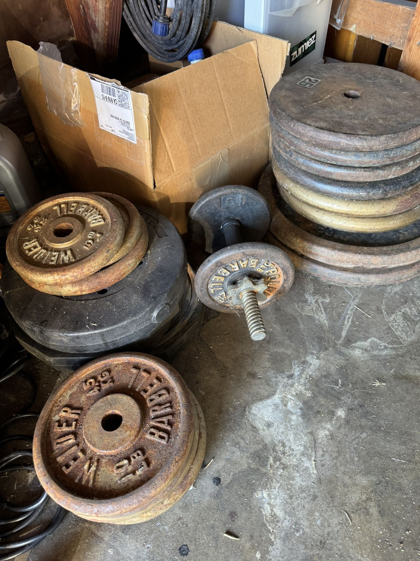 Free Weights And Weighted Vest