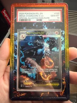 Pokemon Mega Charizard X EX - 125/094 Phantasmal Flames (SIR) - PSA 10