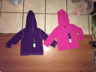 New pink & purple jackets