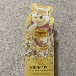 ColourPop X Winnie the Pooh Hunny Pot Lip Care Kit Lip Scrub + Mask Duo New