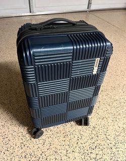 Travel on suitcase
