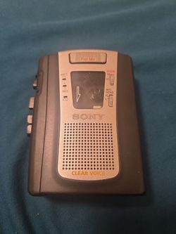 Sony TCM-459V Cassette Player/Recorder Flat Mic Clear Voice VTG