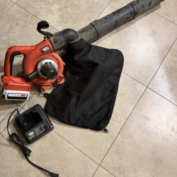 40V MAX 120 MPH 90 CFM Cordless Battery Powered Handheld Leaf Blower & Vacuum Kit with (1) 1.5Ah Battery & Charger