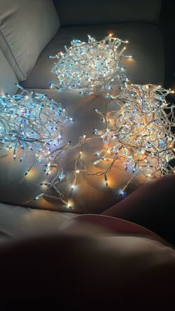 3 Blue Icicles String Lights