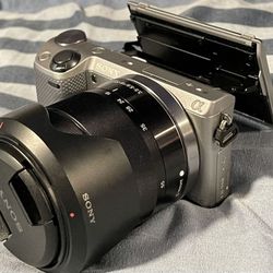 Sony Alpha NEX-5T Digital Camera - Kit with 16-50mm & 50-210mm zoom lenses & bag