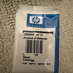 HP 74 Black Ink Cartridge