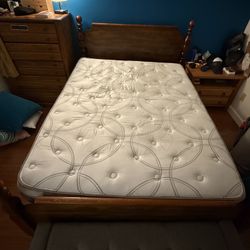 Queen sleep number bed + frame