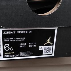Jordan 1 Mid SE Toddler