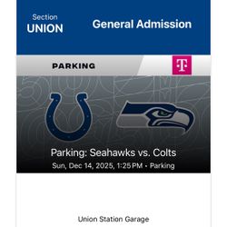 Parking: Seahawks Vs Colts