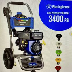 Westinghouse 3400 PSI 2.6 GPM Gas Powered Axial Cam Pump Cold Water Pressure Washer