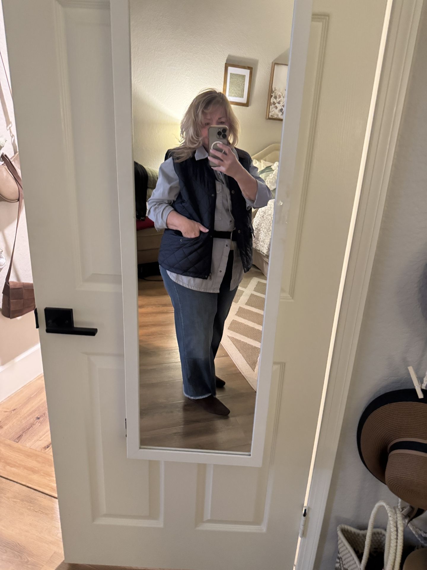 Women’s grey shirt/jacket size L