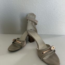 Balenciaga Pelle Heeled Sandal, Women’s 39.5
