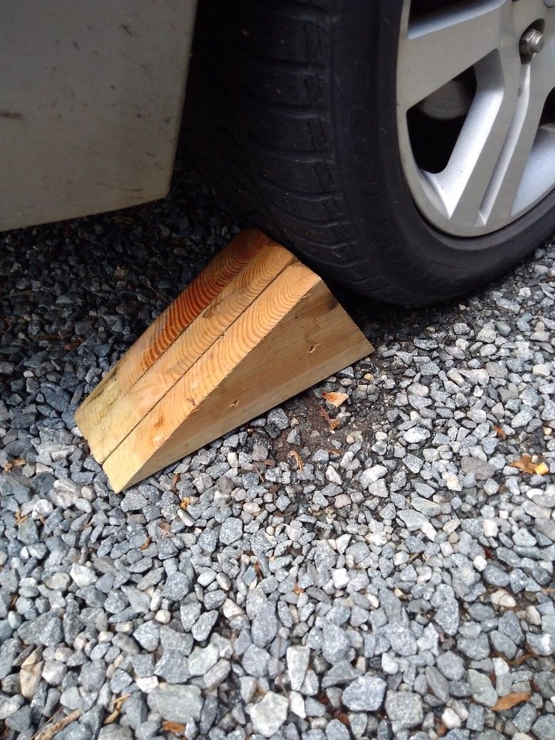WHEEL CHOCKS. MADE OF TREATED WOOD