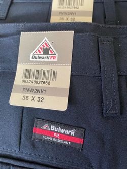 MEN'S LIGHTWEIGHT NOMEX FR WORK PANT dark blue 36x32