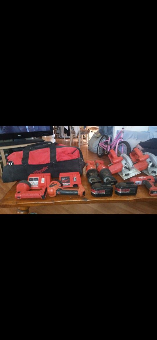 Milwaukee 18 Volt Cordless Power Tools
