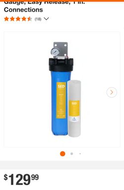 1- Stage Whole House Water Filtration System 