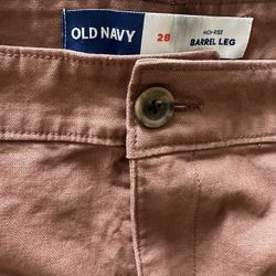 Old Navy Rust Size “28” 4x Cavas Pant
