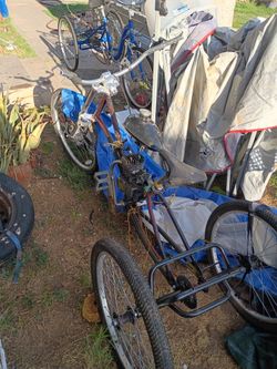 3 wheeler gas powered bike