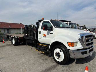 2015 Ford F650 Rollback Split Deck Truck