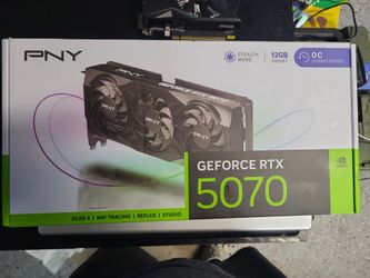 PNY RTX 5070 OC  Triple fan NEW NOT OPENED