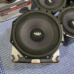 New 8” Kong Audio Midrange Loud Speaker $65 Each 