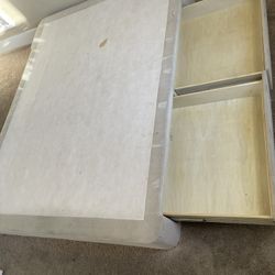 Box Spring Mattress With Drawers !