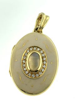 Victor Mayer Faberge 18Kt Yellow Gold~Guilloche Enamel