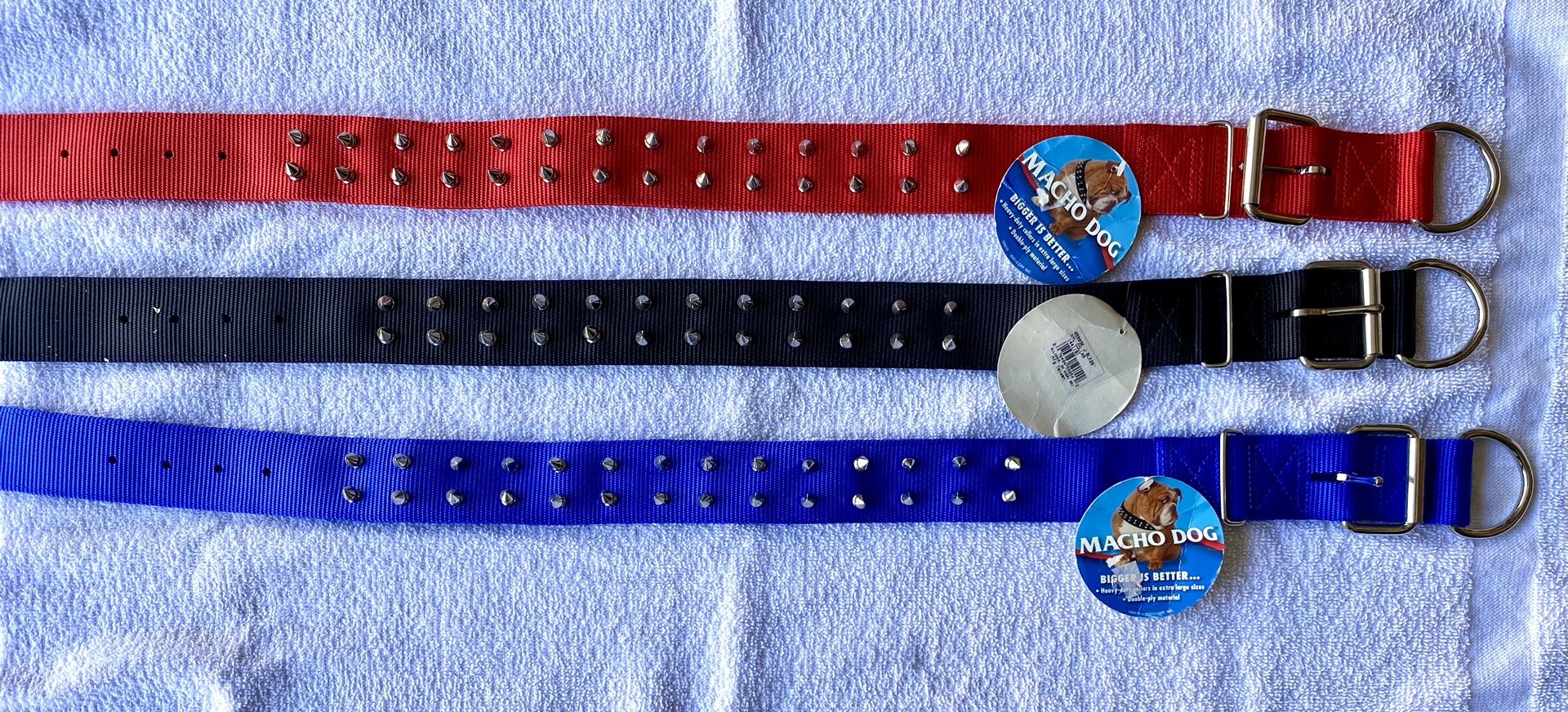 Spiked Dog Collars - Size 28” X 2”