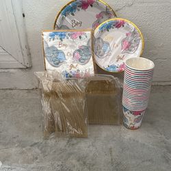 Elephant Gender Revel Set-serves 24
