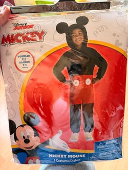 Disney Junior Mickey Mouse Toddler Costume Size 3-4