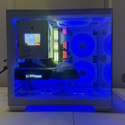 White Gaming PC w/ RTX 3070 