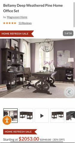 Office desk and chair
