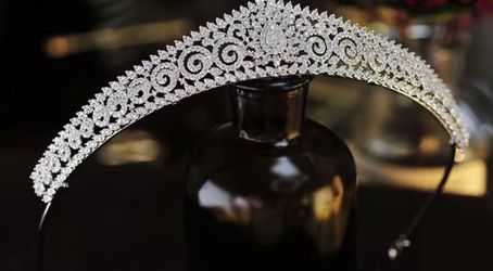 👑Sparkling Rhinestone Bridal Tiara Crown Headband – Wedding/Prom/Pageant