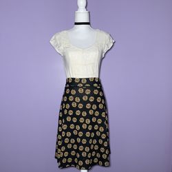 LuLaRoe Sunflower Midi Skirt