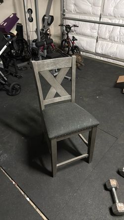 Barstool chairs grey Ashley furniture