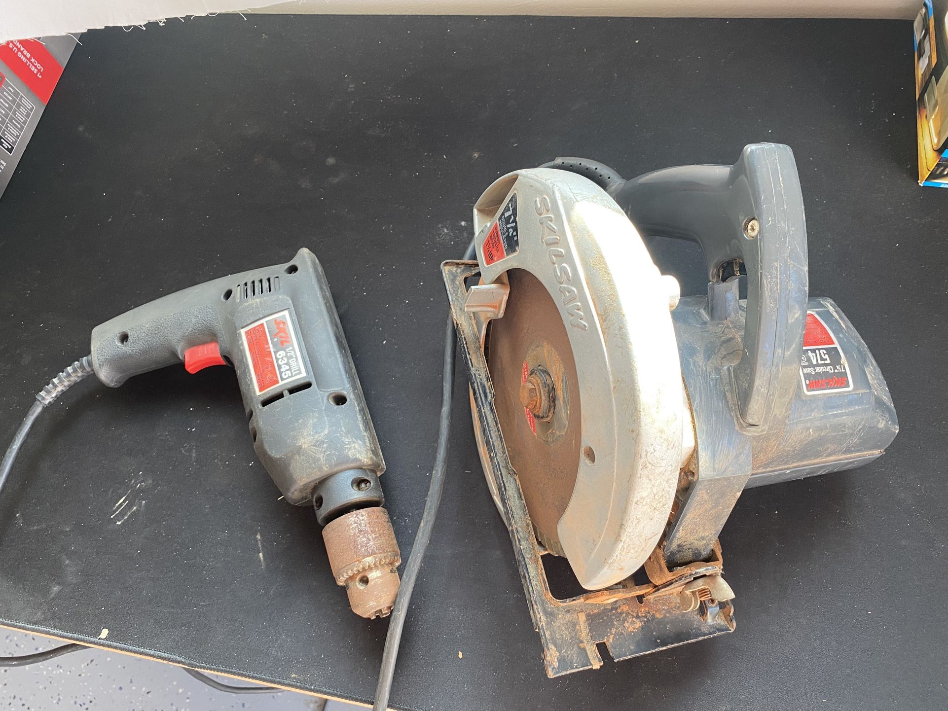 Skilsaw Circular Saw And Corded Drill