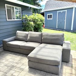 Gray L Shape Sectional Couch NEED GONE!