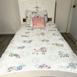 Twin Bed With Mattress For Sale