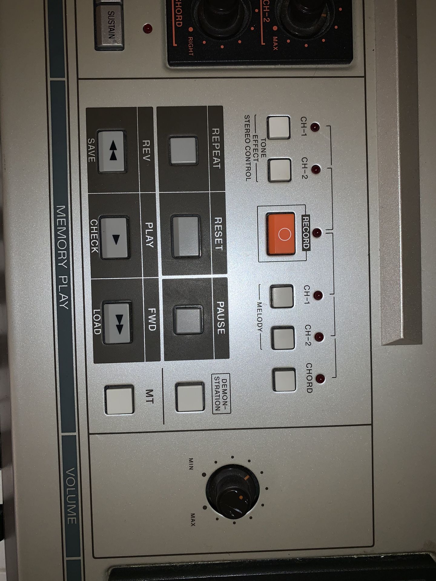 Casio Casiotone 7000 Audio & Speakers