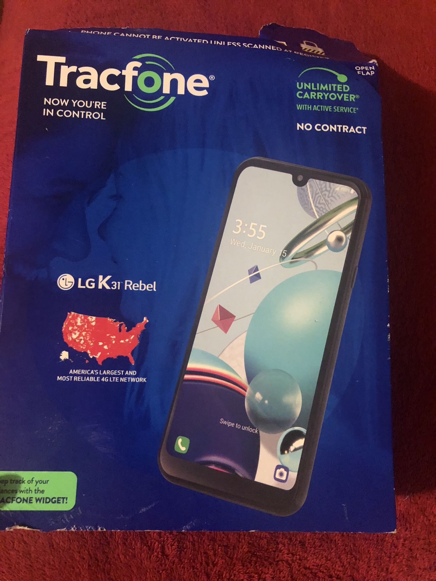 LG K31 Rebel Tracfone