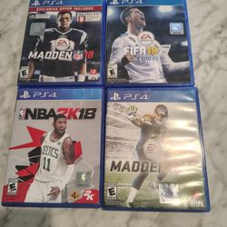 Four PS4 Game Lot