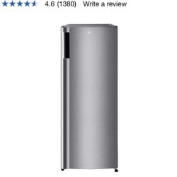 LG 6.0 cu. ft. Single Door Refrigerator with Inverter Compressor and Pocket Handle in Platinum Silver Color  ⭐️BRAND NEW IN BOX⭐️