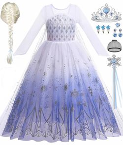 Elsa Frozen 2 Halloween Costume Size 10