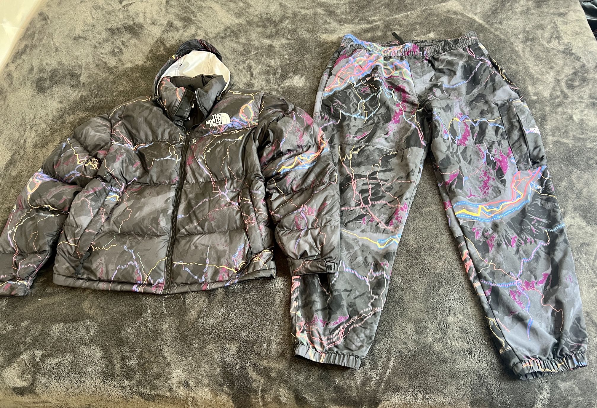 The North Face 1996 Retro Nuptse Jacket & Pants set Black'