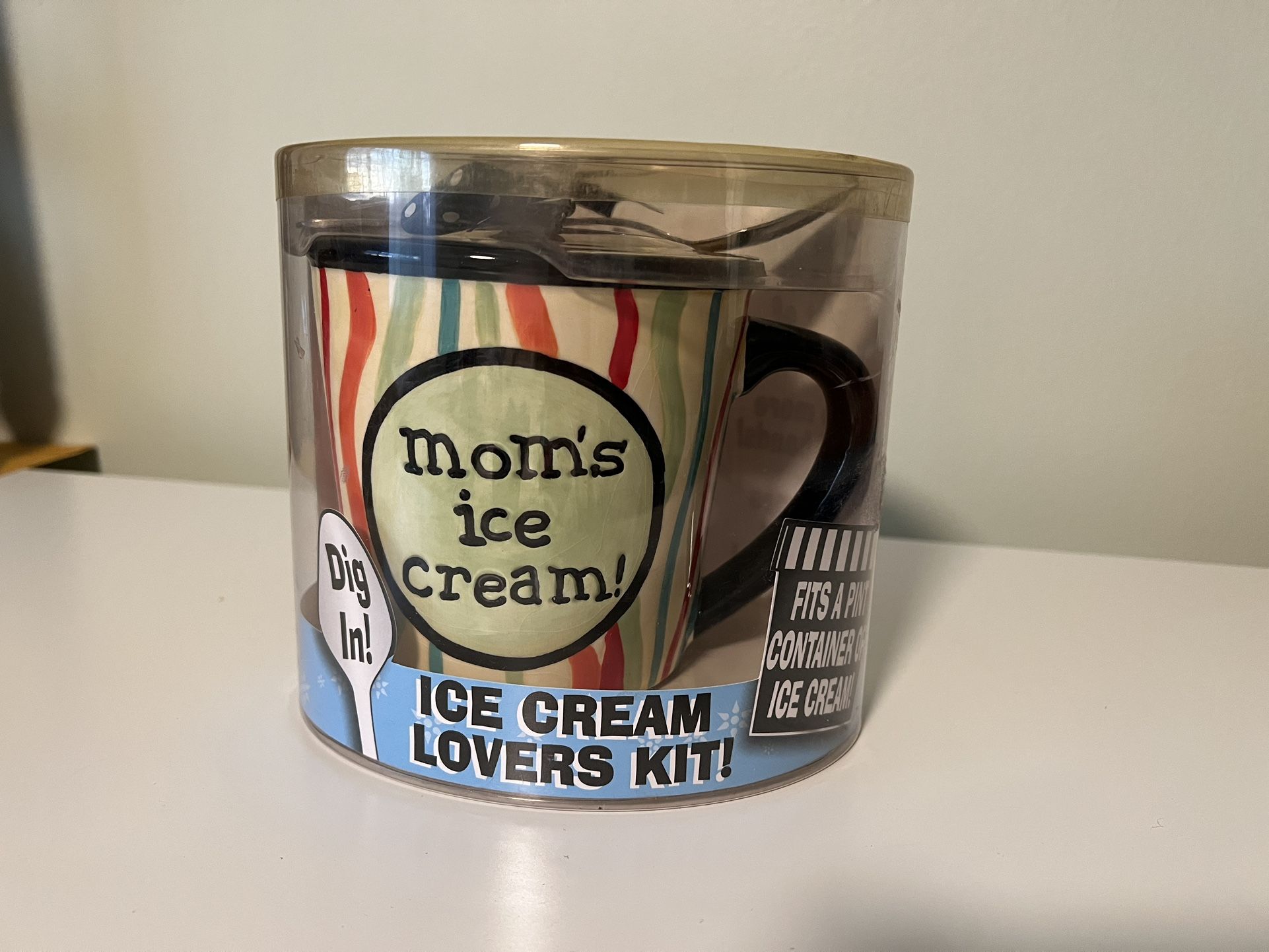 Ben & Jerry's Mom's Ice Cream! Pint-Sized Dessert Mug with Spoon Gift Set