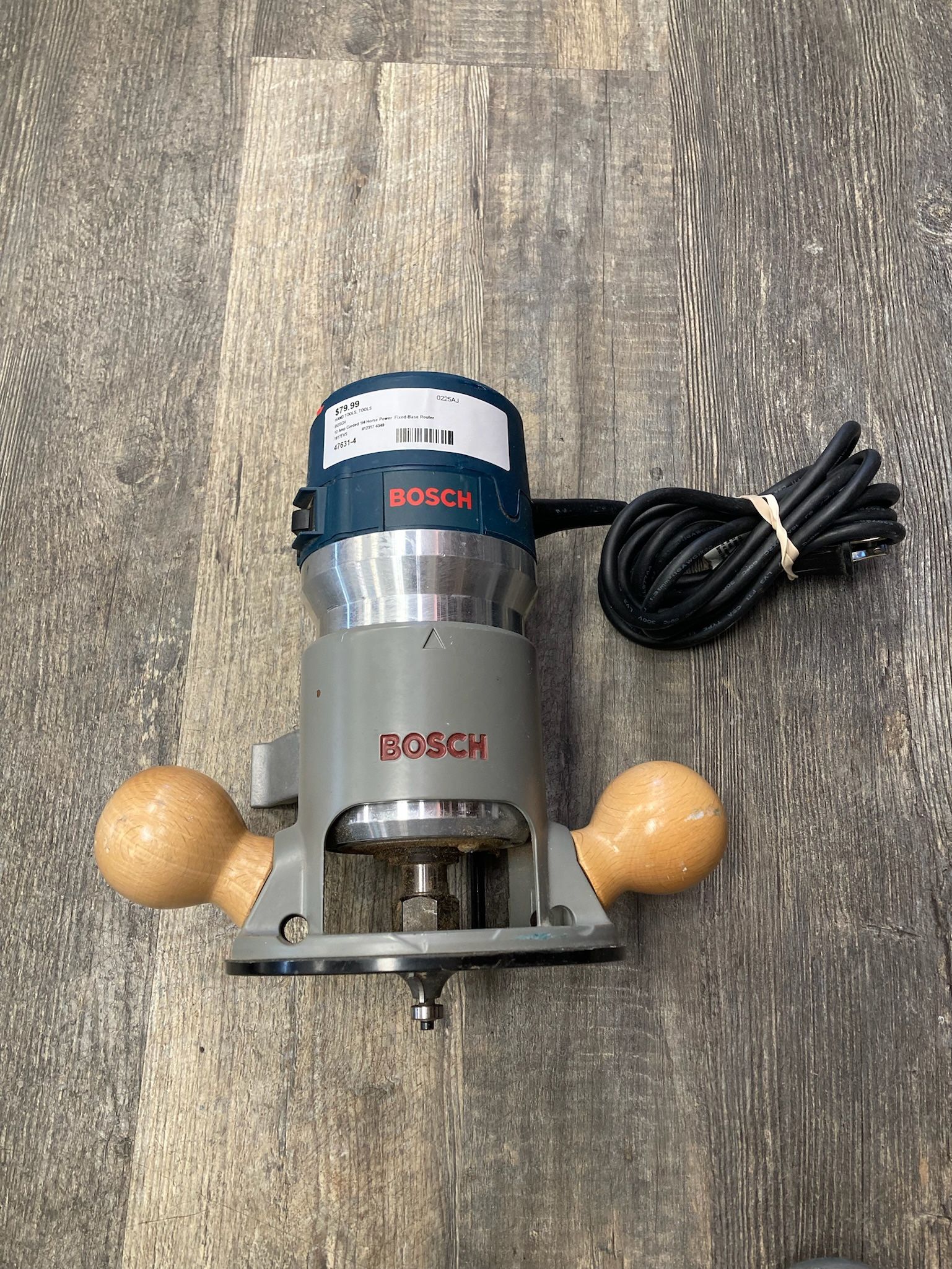 BOSCH 1617EVS 12 Amp Corded 1/4 Horse Power Fixed-Base Router