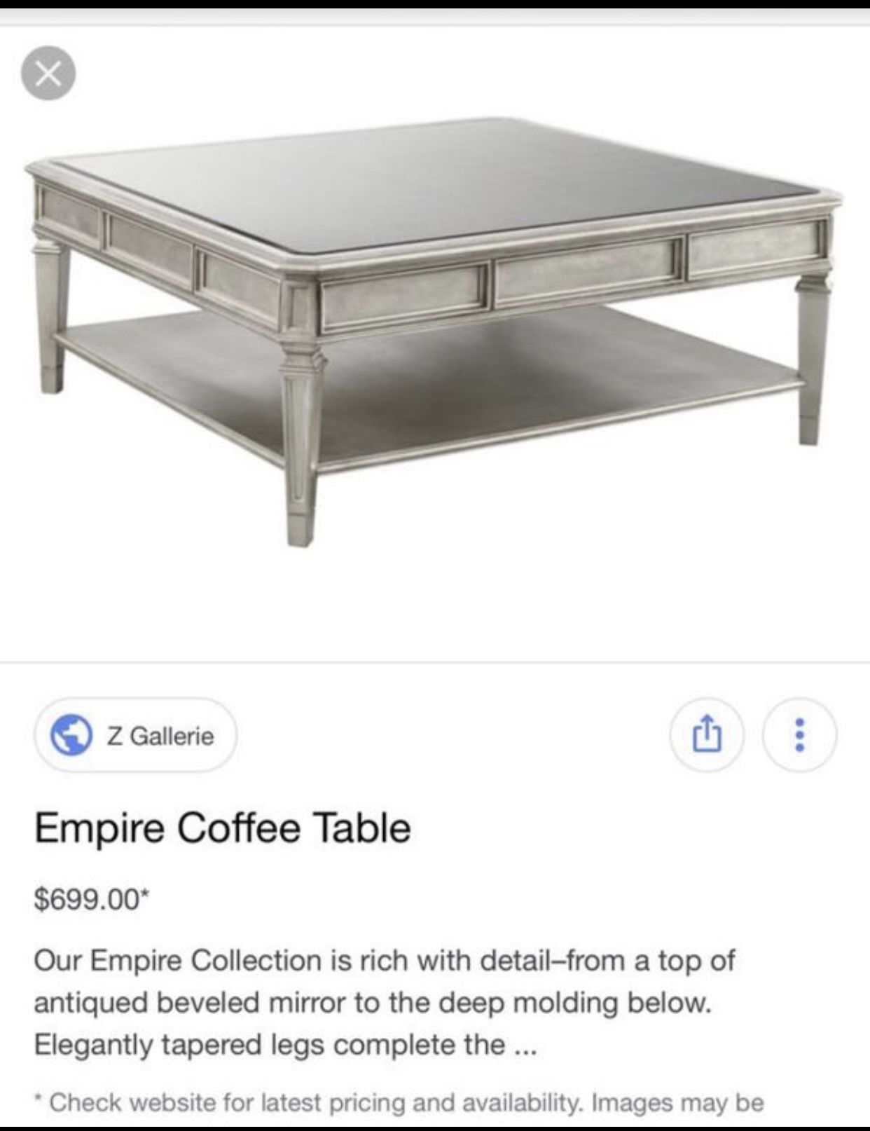 Coffee Table Z Gallery